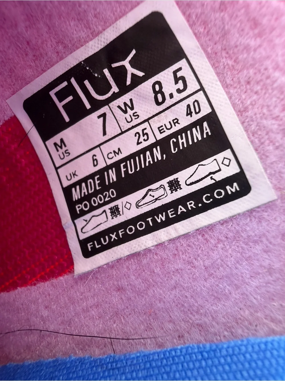 Flux Footwear Adapt Runner NEON Pink M7 Women 8.5 Athletic Knit Shoes Sneakers